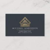 Minimalistische woningbouw Luxe Visitekaartje (Voorkant)