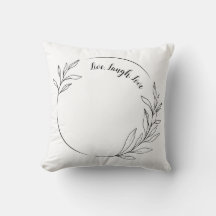 Minimalistische Worpkussen