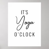 Minimalistische Yoga Kunst –  Inspirerend Poster (Voorkant)