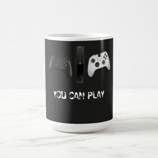 Minimalistische "You Can Play" Gaming Controller M Koffiemok (Center)