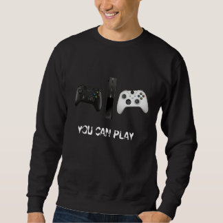 Minimalistische 'You Can Play'-gamingcontroller-sh Trui
