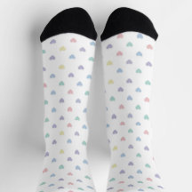 Minimalistische Zachte Pastelkleur Hart Patroon Cr