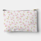 Minimalistische zachte pastelroze initiaal etui (Achterkant)