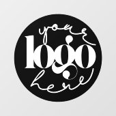Minimalistische zakelijke bedrijfslogo op maat raamsticker (Vel)