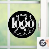 Minimalistische zakelijke bedrijfslogo op maat raamsticker (Huis)
