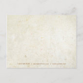 Minimalistische Zakelijke Dank Je Wel Houten Postk Briefkaart (Achterkant)