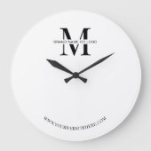 Minimalistische zakelijke Logo Corporate Gift Comp Grote Klok (Voorkant)