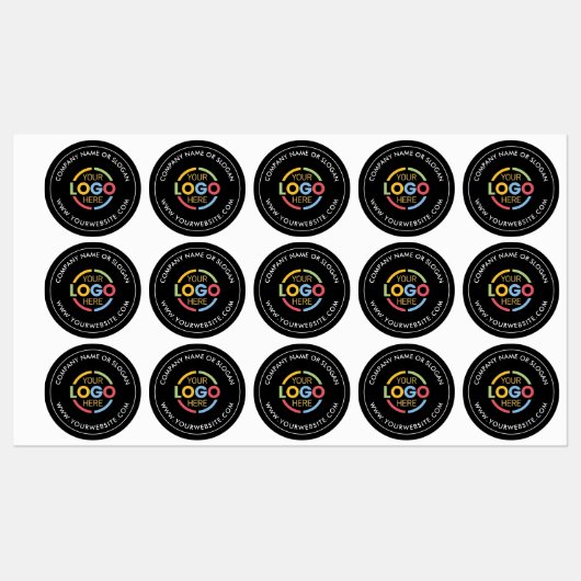 Minimalistische zakelijke Logo Corporate Promotion Labels (Vel)