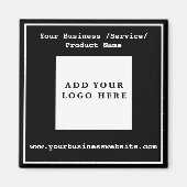 Minimalistische zakelijke Logo Magneet (Voorkant)