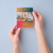 Minimalistische zakelijke marketingbrochure | Logo Flyer (Hand)