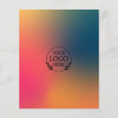 Minimalistische zakelijke marketingbrochure | Logo Flyer (Achterkant)