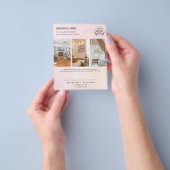 Minimalistische zakelijke marketingbrochure | Logo Flyer (Hand)