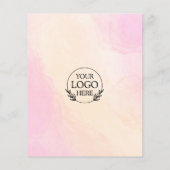 Minimalistische zakelijke marketingbrochure | Logo Flyer (Achterkant)