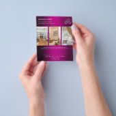 Minimalistische zakelijke marketingbrochure | Logo Flyer (Hand)