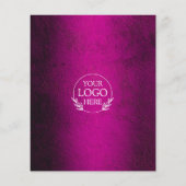 Minimalistische zakelijke marketingbrochure | Logo Flyer (Achterkant)