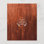 Minimalistische zakelijke marketingbrochure | Logo Flyer (Achterkant)