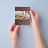 Minimalistische zakelijke marketingbrochure | Logo Flyer (Hand)