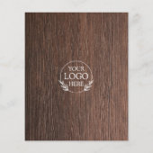 Minimalistische zakelijke marketingbrochure | Logo Flyer (Achterkant)