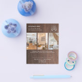 Minimalistische zakelijke marketingbrochure | Logo Flyer (Enkel)