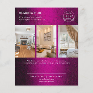 Minimalistische zakelijke marketingflyer Logo & Flyer