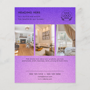 Minimalistische zakelijke marketingflyer Logo & Flyer