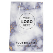 Minimalistische Zakelijke Moderne Cadeautas (Achterkant)