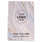 Minimalistische Zakelijke Moderne Cadeautas (Achterkant)