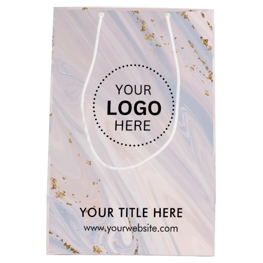 Minimalistische Zakelijke Moderne Cadeautas (Achterkant)