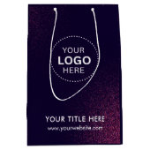 Minimalistische zakelijke moderne cadeautas (Voorkant)