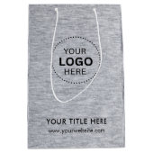 Minimalistische Zakelijke Moderne Cadeautas (Voorkant)