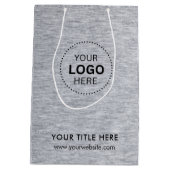 Minimalistische Zakelijke Moderne Cadeautas (Achterkant)