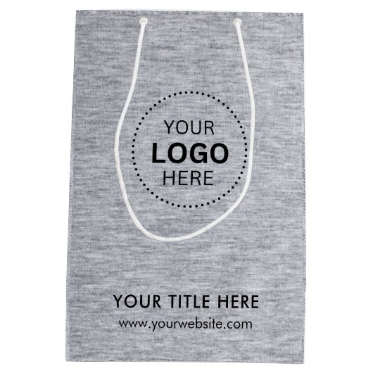 Minimalistische Zakelijke Moderne Cadeautas (Achterkant)