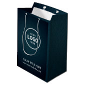 Minimalistische Zakelijke Moderne Cadeautas (Achterkant Gekanteld)