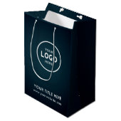 Minimalistische Zakelijke Moderne Cadeautas (Voorkant Gekanteld)