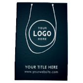Minimalistische Zakelijke Moderne Cadeautas (Achterkant)