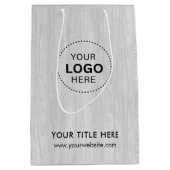 Minimalistische Zakelijke Moderne Cadeautas (Voorkant)