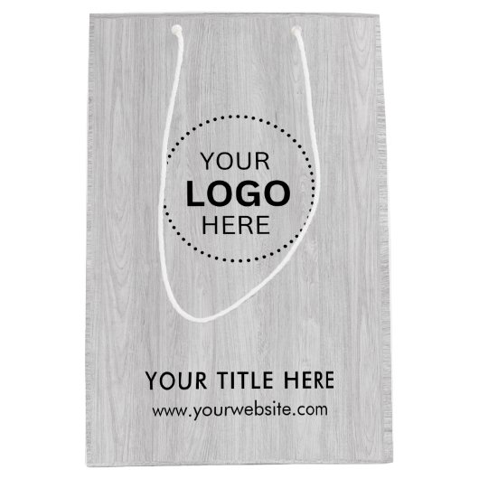 Minimalistische Zakelijke Moderne Cadeautas (Voorkant)