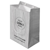 Minimalistische Zakelijke Moderne Cadeautas (Voorkant Gekanteld)