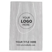 Minimalistische Zakelijke Moderne Cadeautas (Achterkant)