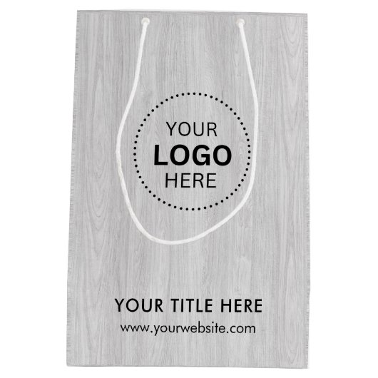 Minimalistische Zakelijke Moderne Cadeautas (Achterkant)