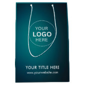 Minimalistische Zakelijke Moderne Cadeautas (Voorkant)