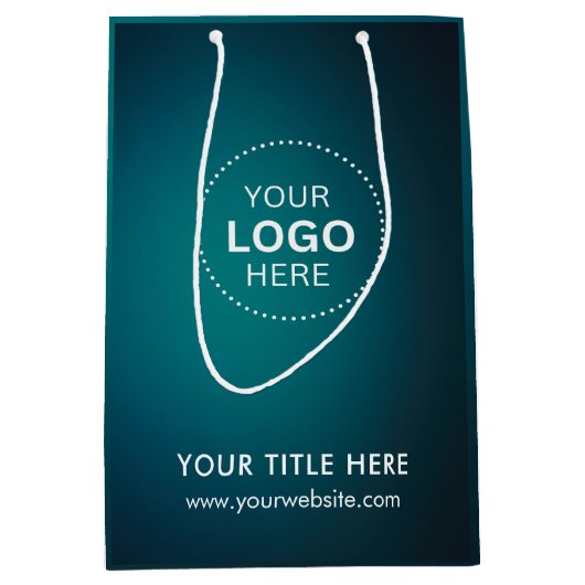 Minimalistische Zakelijke Moderne Cadeautas (Voorkant)