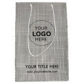 Minimalistische Zakelijke Moderne Cadeautas (Voorkant)