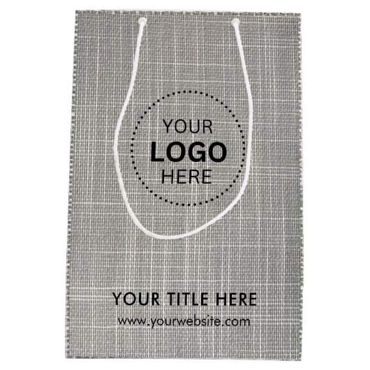 Minimalistische Zakelijke Moderne Cadeautas (Achterkant)