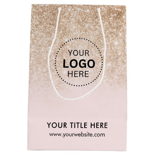 Minimalistische Zakelijke Moderne Cadeautas (Achterkant)