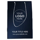 Minimalistische zakelijke moderne cadeautas (Voorkant)