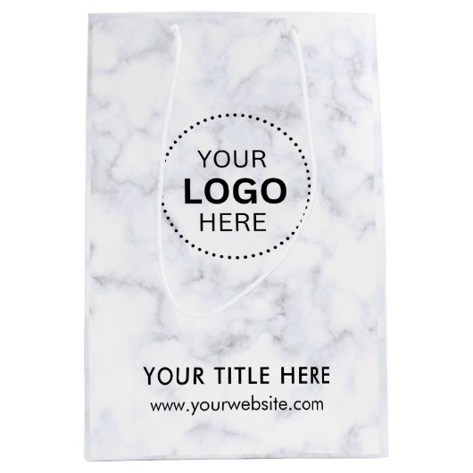 Minimalistische Zakelijke Moderne Cadeautas (Voorkant)