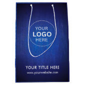 Minimalistische zakelijke moderne cadeautas (Voorkant)