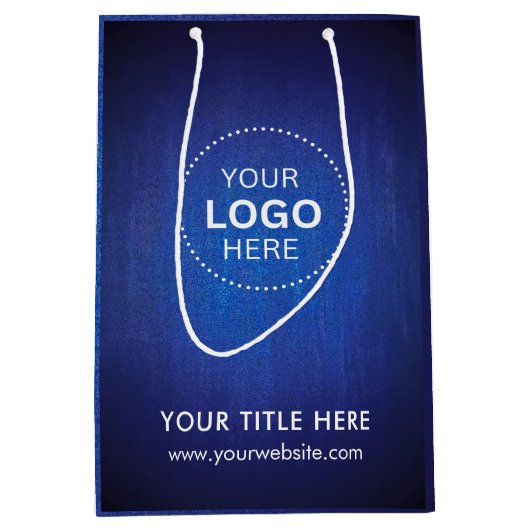 Minimalistische zakelijke moderne cadeautas (Voorkant)