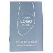 Minimalistische zakelijke moderne cadeautas (Voorkant)